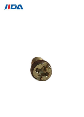 真鍮の組合せ細長かったフィリップス小ネジ円形の尾M3.5x6.6mm