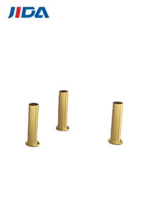 JIDAは革Φ2x8.5のための管状の空の真鍮のリベットにひだを付けた